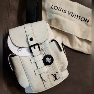 LOUIS VUITTONTaurillon Christopher Backpack XS White